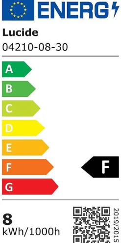 Brico Lucide Wandlamp Alexa Zwart 8W Sale