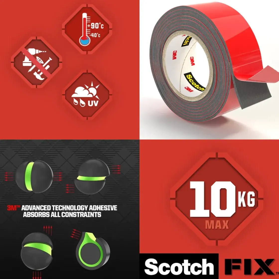 3M Scotch Extreme Montagetape 5Mx19Mm-Brico