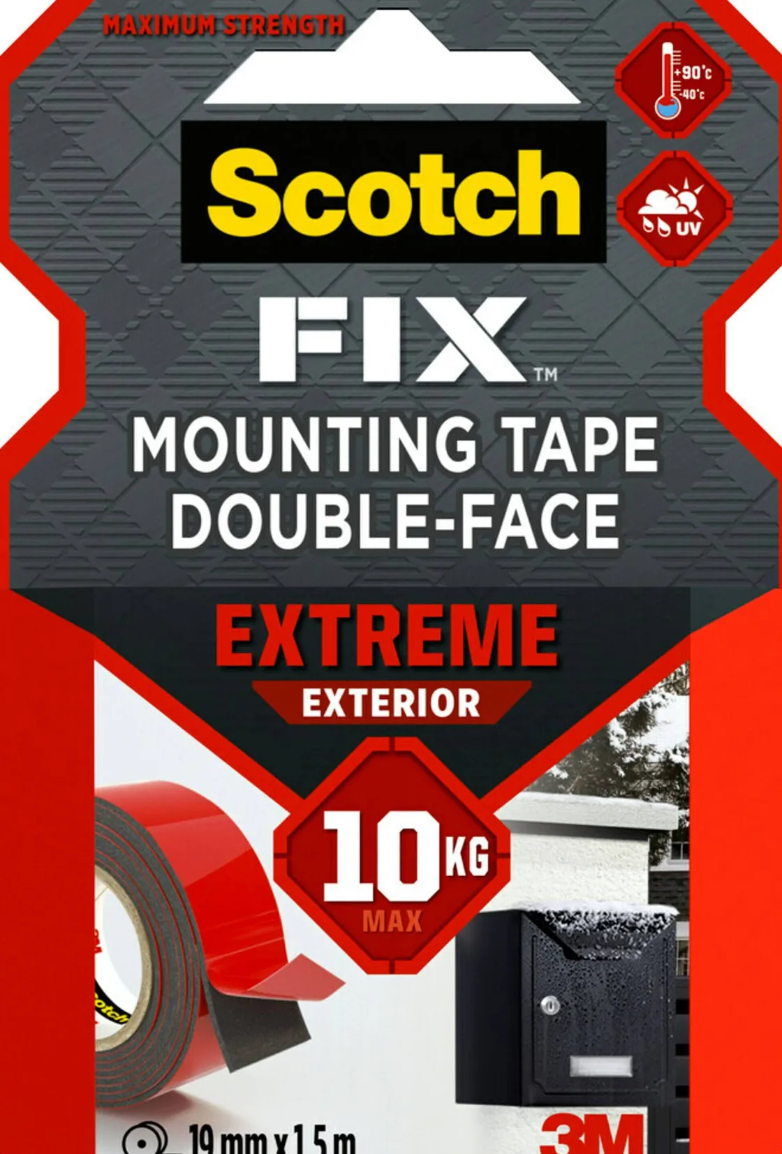 Brico 3M Scotch Extreme Montagetape 1,5Mx19Mm Sale