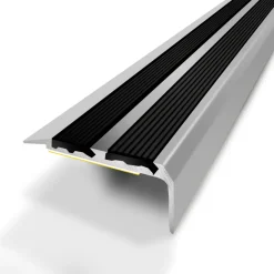3M Trapneus Met 2 Zelfklevende Strips Van Natuurlijk Geanodiseerd Aluminium 40Mmx20Mm/170Cm-Brico