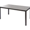 Macari Tuintafel + Verstelbare Poten Glas/Aluminium 150X90X75Cm-Brico Outlet
