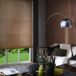 Madeco 7330 Rolgordijn Roll Up Bamboe Caramel 60 X 180 Cm-Brico New