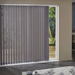 Madeco 3896 Verticale Lamellen 5 Stuks Brandwerend Lichtdoorlatend Grijs 8,9 X 280 Cm-Brico