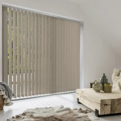 Madeco 3121 Verticale Lamellen Alaska 5 Stuks Taupe 8,9 X 260 Cm-Brico Outlet