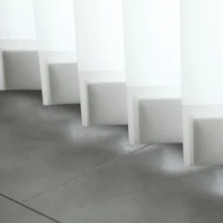 Madeco 4115 Verticale Lamellen Compleet Verduisterend Wit 12,7 X 260 Cm + Rail 300 Cm-Brico Hot