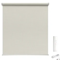 Madeco Beige E-Roll Gemotoriseerd Screen Rolgordijn Beige 60X250Cm-Brico Clearance