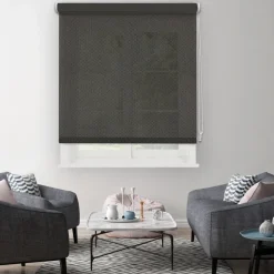 Madeco Thermisch Lichtdoorlatend Rolgordijn Antraciet 1986 60X190Cm-Brico Best