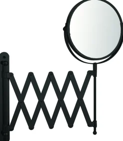 Brico Make-Up Spiegel Rond 3X Vergrotend Uittrekbaar Zwart O15Cm Hot