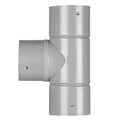 Brico Martens T-Stuk Voor Drainagebuis Pvc Grijs 100 Mm Best