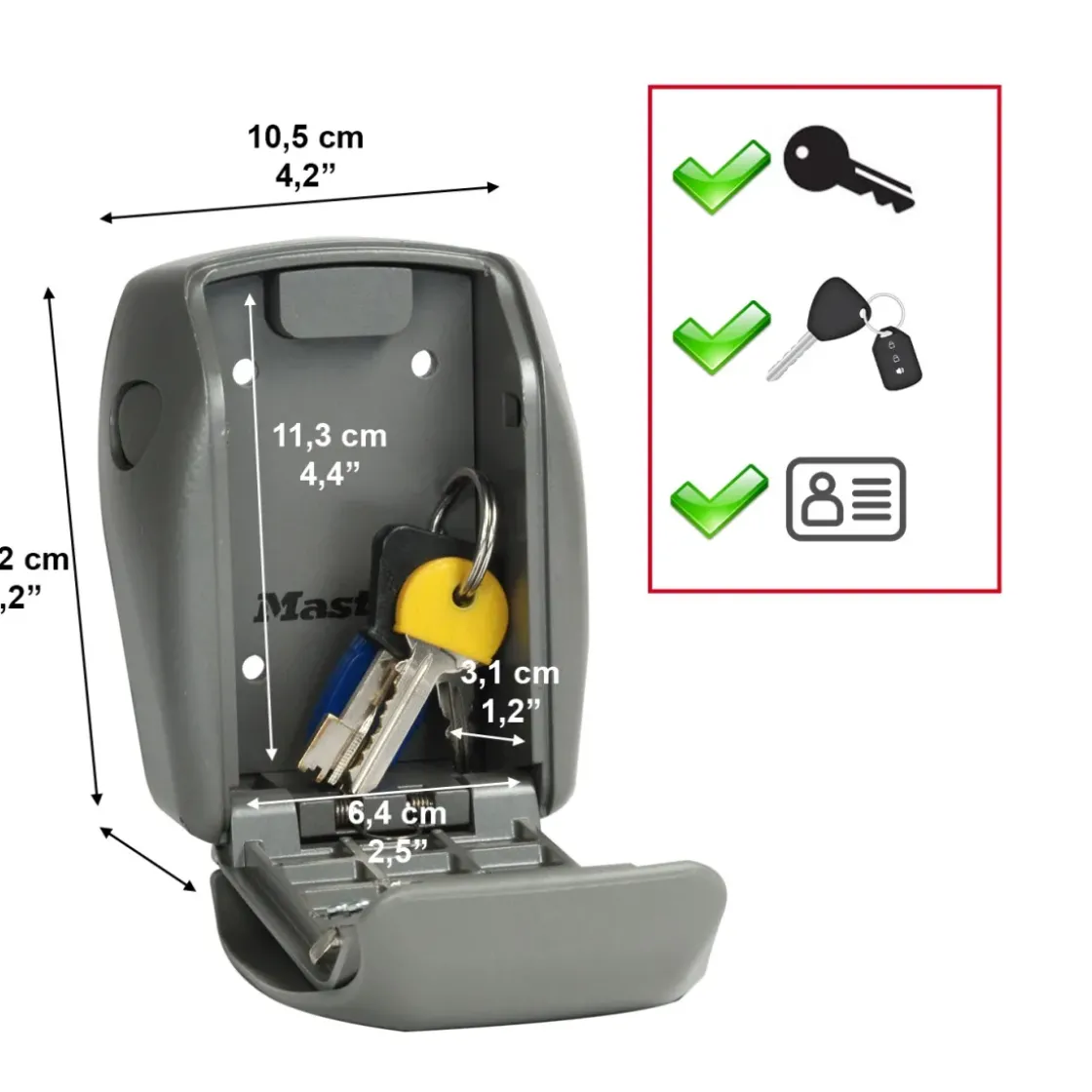 Master Lock Miniveiligheidskoffer-Brico