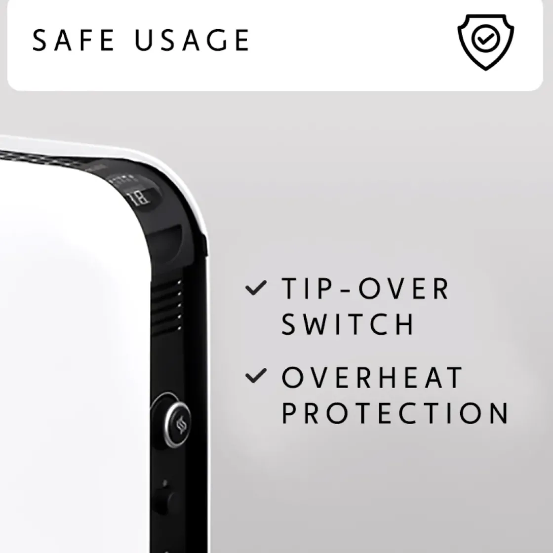 Mobiele Convectors<Brico Mill Convector Kachel Co1200Wifi3 Met Wifi