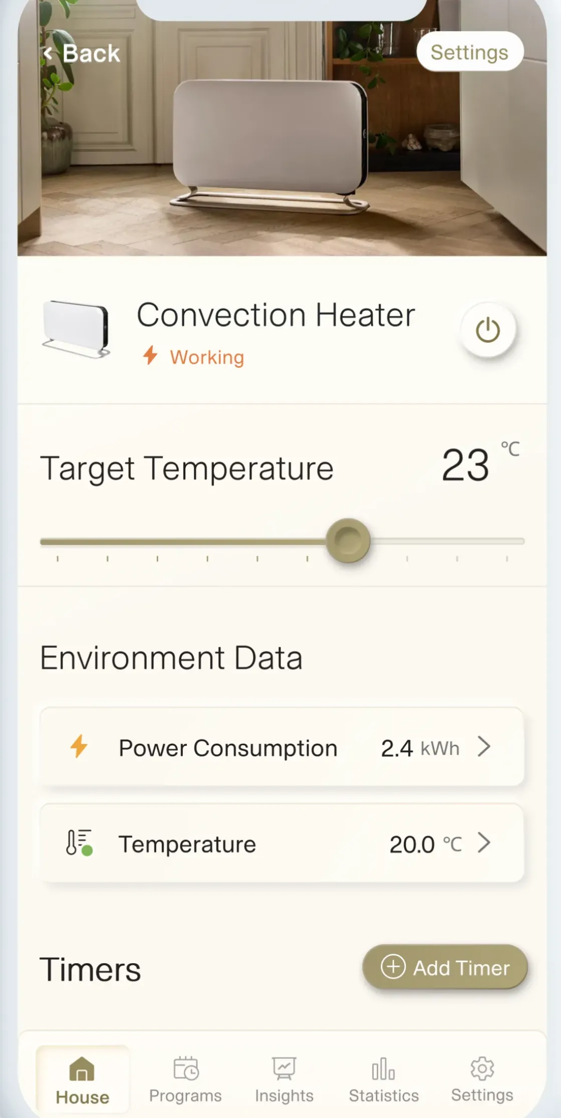 Mobiele Convectors<Brico Mill Convector Kachel Co1200Wifi3 Met Wifi