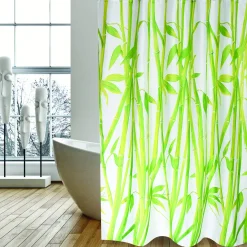 Brico Msv Douchegordijn Bamboo Groen 180Cm Discount