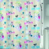Brico Msv Douchegordijn Beach Dogs Multikleur 180Cm