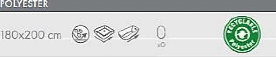 Brico Msv Douchegordijn Polyester 180X200Cm Donkergroen Hot