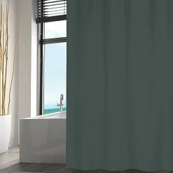 Brico Msv Douchegordijn Polyester 180X200Cm Donkergroen Hot
