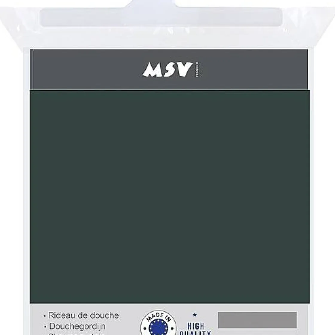 Brico Msv Douchegordijn Polyester 180X200Cm Donkergroen Hot