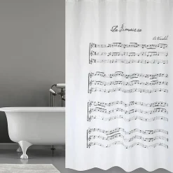 Brico Msv Douchegordijn Vivaldi Grijs 180Cm New