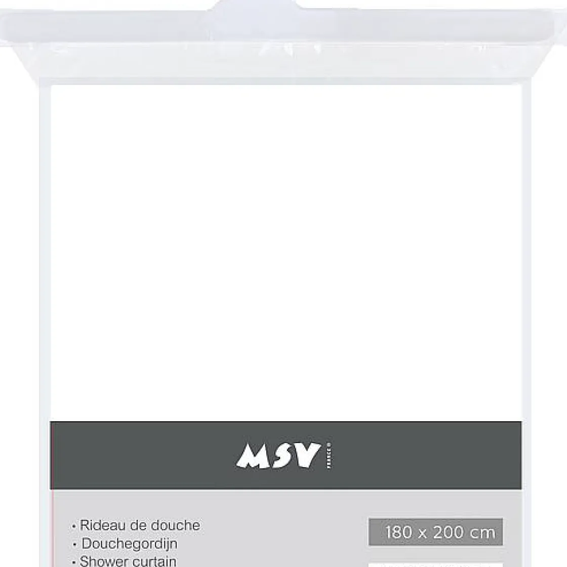 Brico Msv Douchegordijn Wit 120Cm New