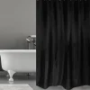 Brico Msv Douchegordijn Zwart 180Cm