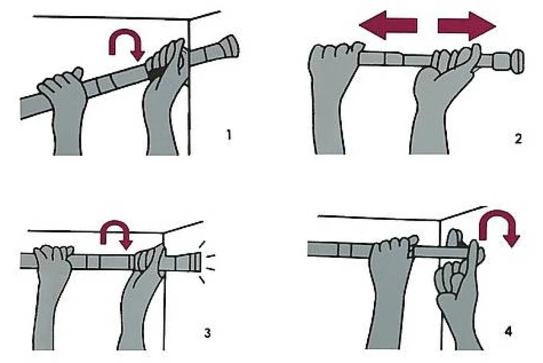 Brico Msv Douchestang 110-200Cm Uitschuifbaar Wit Hot