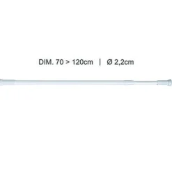 Brico Msv Douchestang 70-120Cm Uitschuifbaar Wit Online