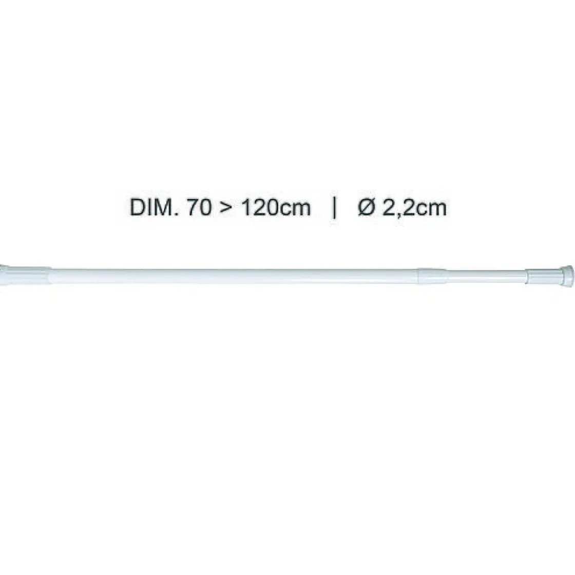 Brico Msv Douchestang 70-120Cm Uitschuifbaar Wit Online