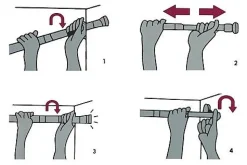 Brico Msv Douchestang 70-120Cm Uitschuifbaar Wit Online