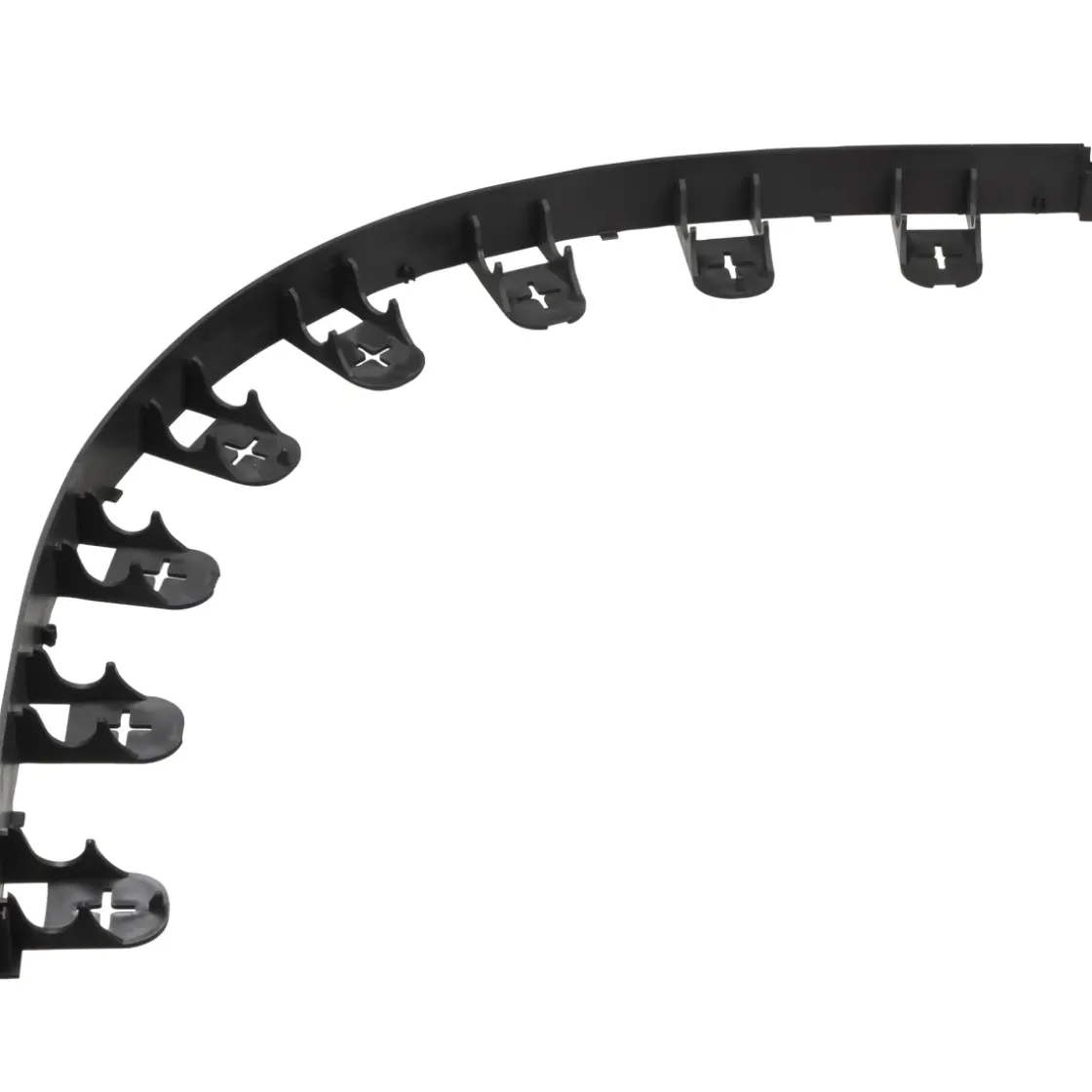 Nature Grasranden Pp/Pe Zwart 100X4,5Cm 4 Stuks-Brico Discount