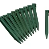 Nature Grondpennen Voor Tuinborder Polyethyleen Groen 1,9X1,8X26,7Cm 10 Stuks-Brico