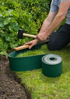 Nature Tuinborder Pe Groen 3Mm - 10X0,15M-Brico Discount