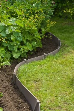 Nature Tuinborder Pe Taupe 3Mm - H15Cmx10M-Brico