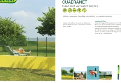 Nortene Balkonscherm Cuadrant 11 Groen 1X5M-Brico Discount