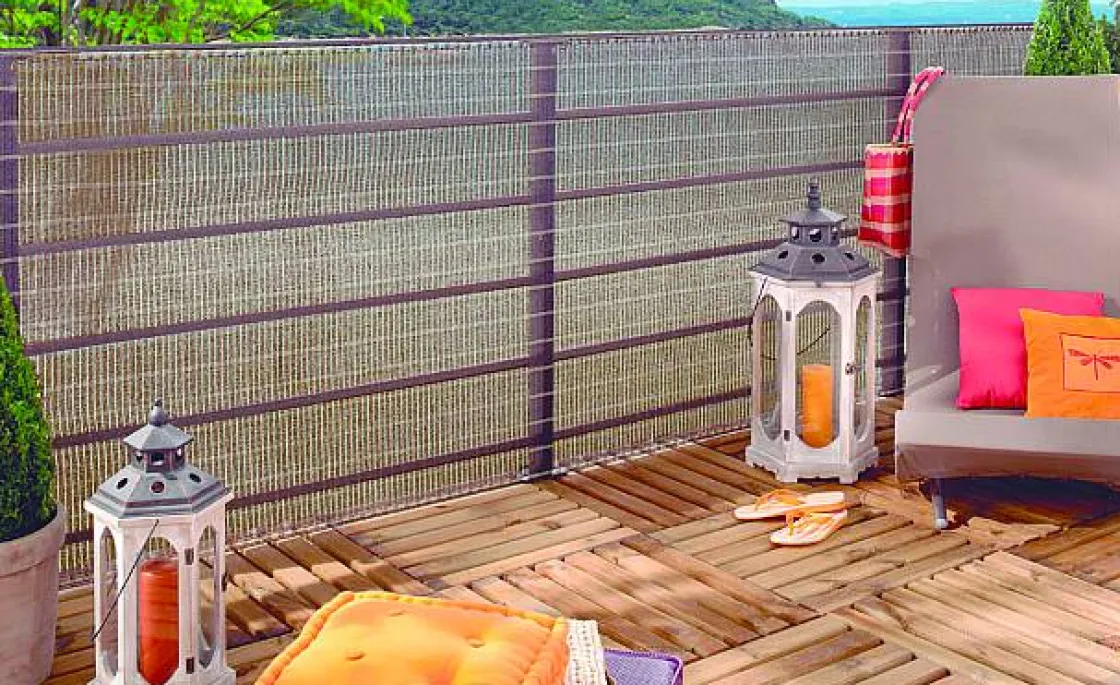 Brico Nortene Donkerbruin Privacyscherm Havana 1X5M Hot