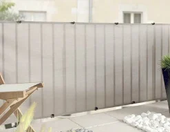 Brico Nortene Tuinscherm Everly Grijs 1X5M Clearance