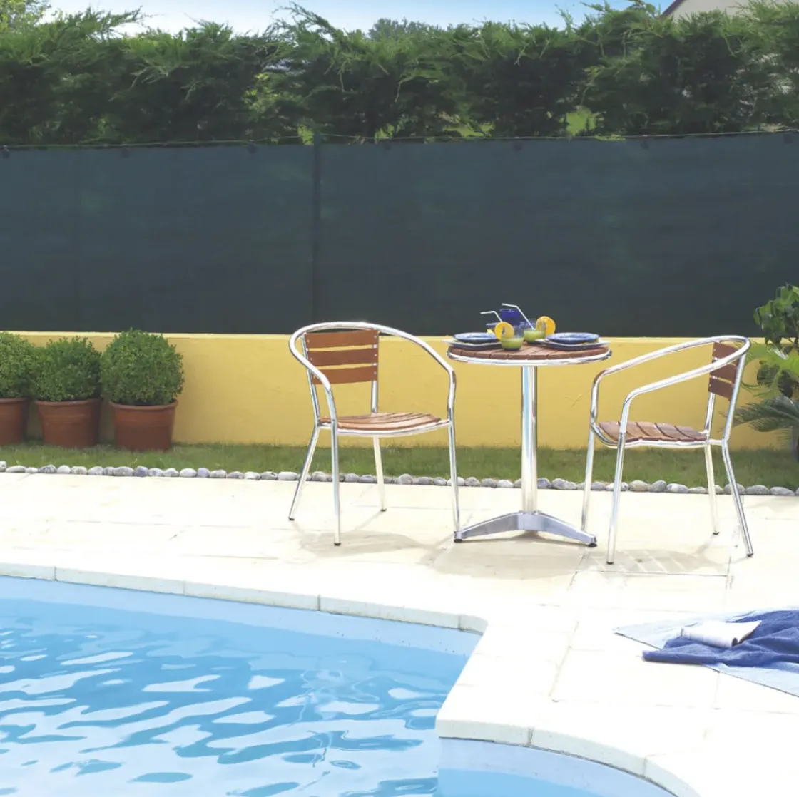 Nortene Zichtdoek Zichtbelemmering Totaltex Groen 1,8X10M-Brico Best