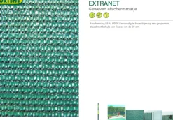 Nortene Zichtdoek Zichtbelemmering Extranet Groen 1X3M-Brico Discount
