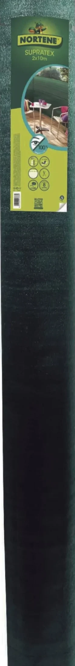 Nortene Zichtdoek Zichtbelemmering Supratex Groen 1,2X5M-Brico Online