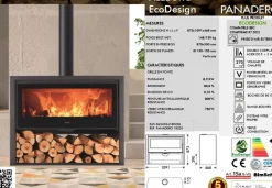 Houtkachels<Brico Panadero Houtkachel Allegro Ecodesign 8,9Kw