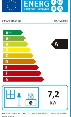 Houtkachels<Brico Panadero Houtkachel Harmonie 3V Ecodesign 7,2Kw