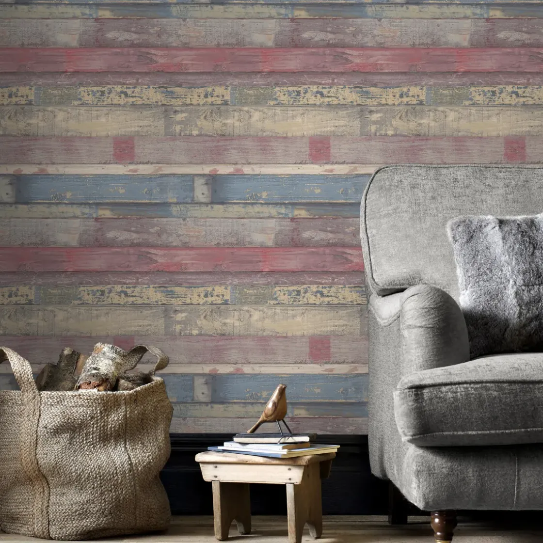 Papierbehang Homestyle Fh37557 Rood-Brico Outlet