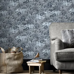 Papierbehang Homestyle Fh37504 Blauw-Brico Discount