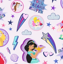 Papierbehang Princess Badges-Brico Clearance
