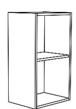 Brico Paprika Bovenkast 60Cm Geborsteld Eik Melamine Online