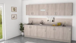 Brico Paprika Bovenkast 60Cm Geborsteld Eik Melamine Online