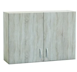 Brico Paprika Bovenkast 100Cm Geborsteld Eik Melamine Clearance