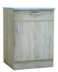 Brico Paprika Onderkast 60Cm Geborsteld Eik Melamine Outlet