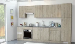 Brico Paprika Onderkast 40Cm Geborsteld Eik Melamine Clearance