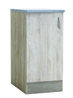 Brico Paprika Onderkast 40Cm Geborsteld Eik Melamine Clearance