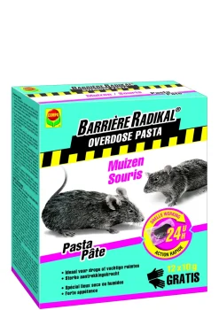Pasta Muizen Campo Barriere Radikal 24H 12X10G-Brico Sale